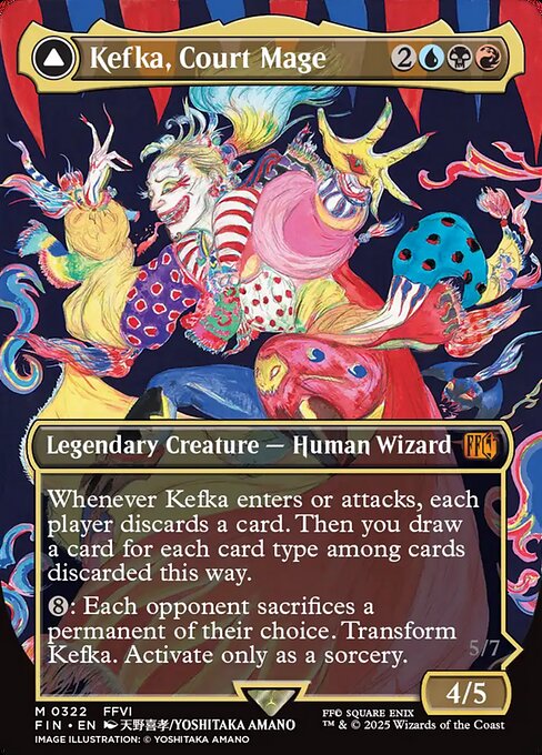 Kefka, Court Mage // Kefka, Ruler of Ruin - Final Fantasy - 322