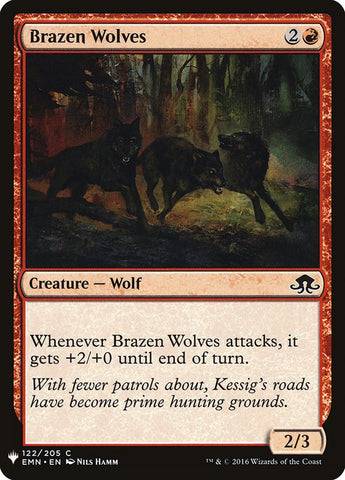 Brazen Wolves [Mystery Booster]