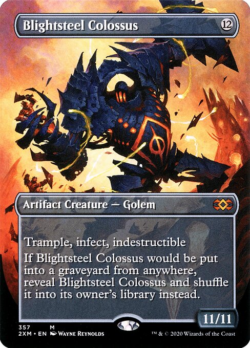 Blightsteel Colossus - Double Masters - 357