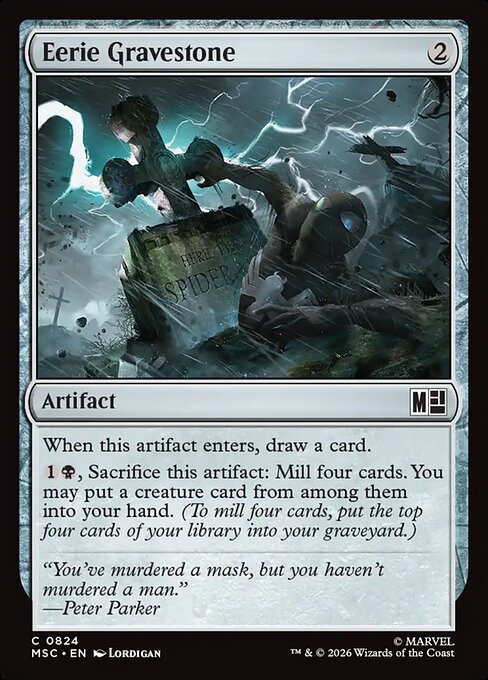 Eerie Gravestone - Marvel Super Heroes Commander - 824