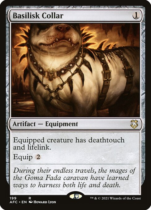 Basilisk Collar - Forgotten Realms Commander - 199