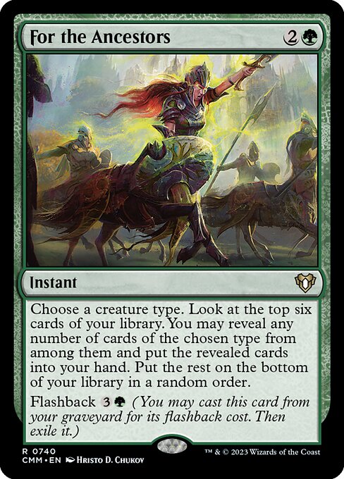 For the Ancestors - Commander Masters - 740
