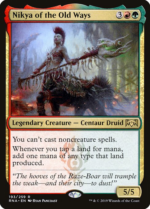 Nikya of the Old Ways - Ravnica Allegiance - 193