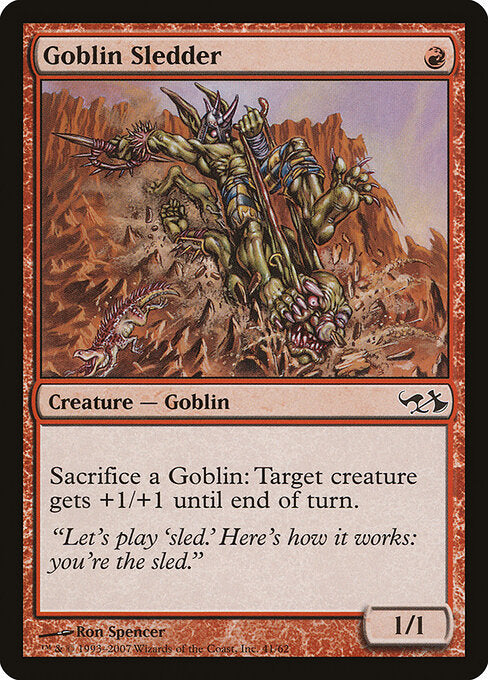 Goblin Sledder - Duel Decks: Elves vs. Goblins - 41