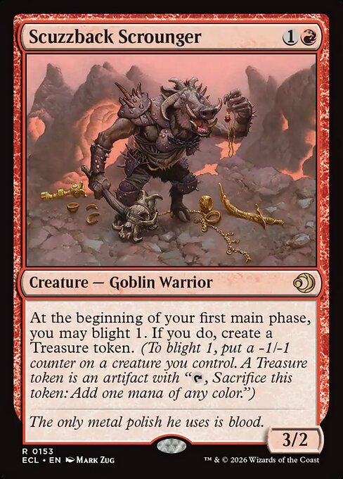 Scuzzback Scrounger - Lorwyn Eclipsed - 153