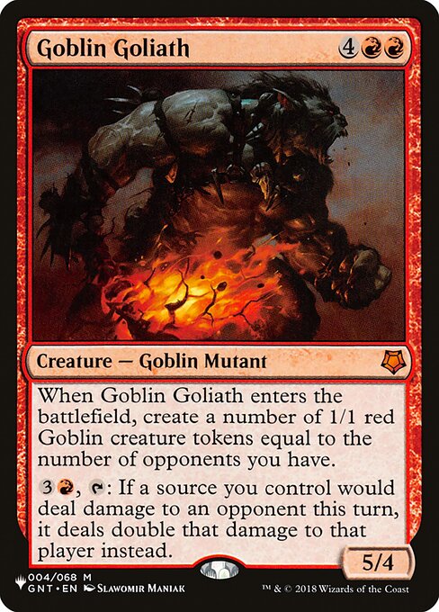 Goblin Goliath - The List - GNT-4