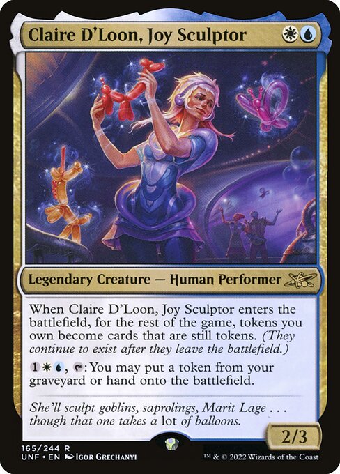 Claire D'Loon, Joy Sculptor - Unfinity - 165