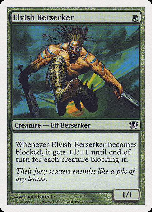 Elvish Berserker - Ninth Edition - 237
