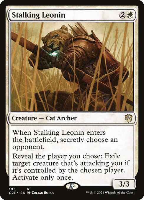 Stalking Leonin - Commander 2021 - 105