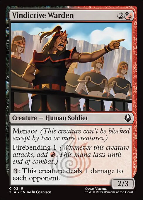 Vindictive Warden - Avatar: The Last Airbender - 249