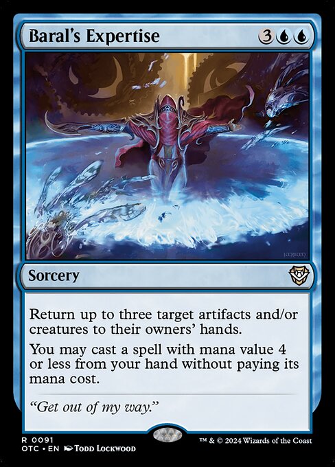 Baral's Expertise - Outlaws of Thunder Junction Commander - 91