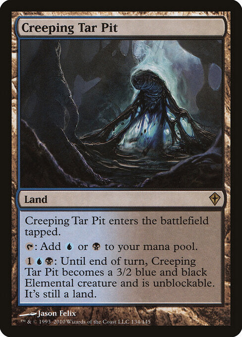 Creeping Tar Pit - Worldwake - 134