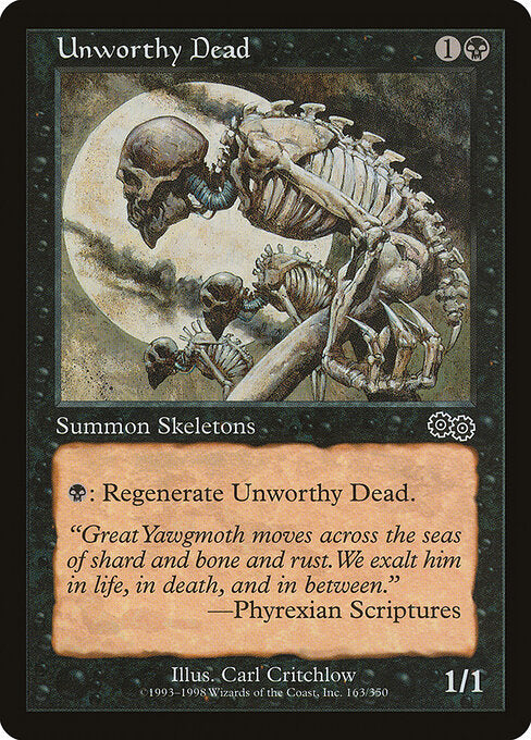 Unworthy Dead - Urza's Saga - 163