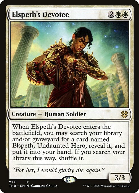 Elspeth's Devotee - Theros Beyond Death - 272