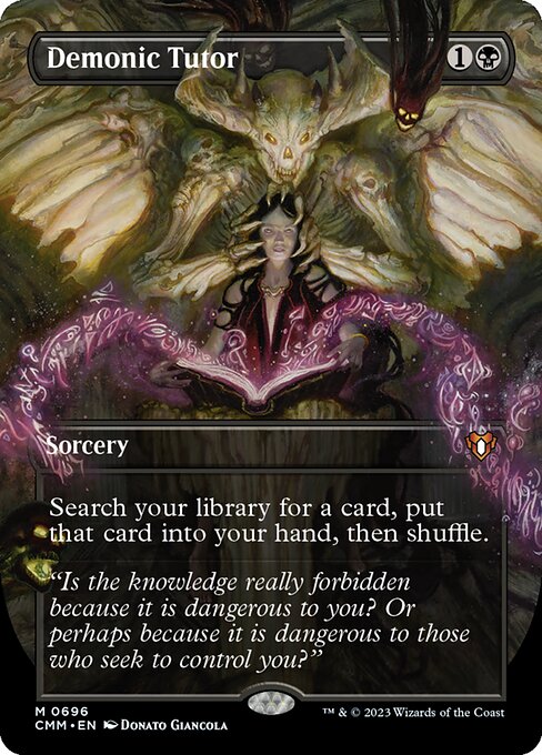 Demonic Tutor - Commander Masters - 696