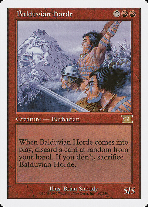 Balduvian Horde - Classic Sixth Edition - 167