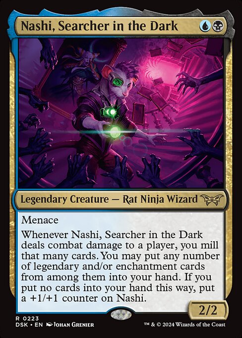 Nashi, Searcher in the Dark - Duskmourn: House of Horror - 223