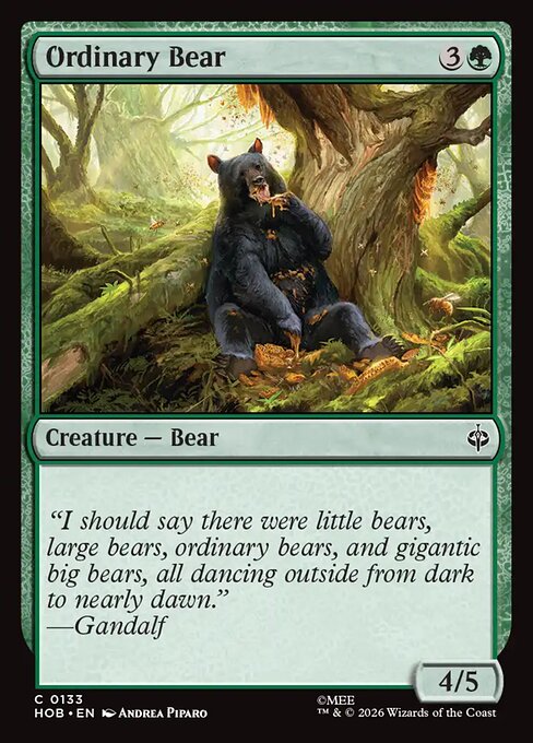 Ordinary Bear - The Hobbit - 133