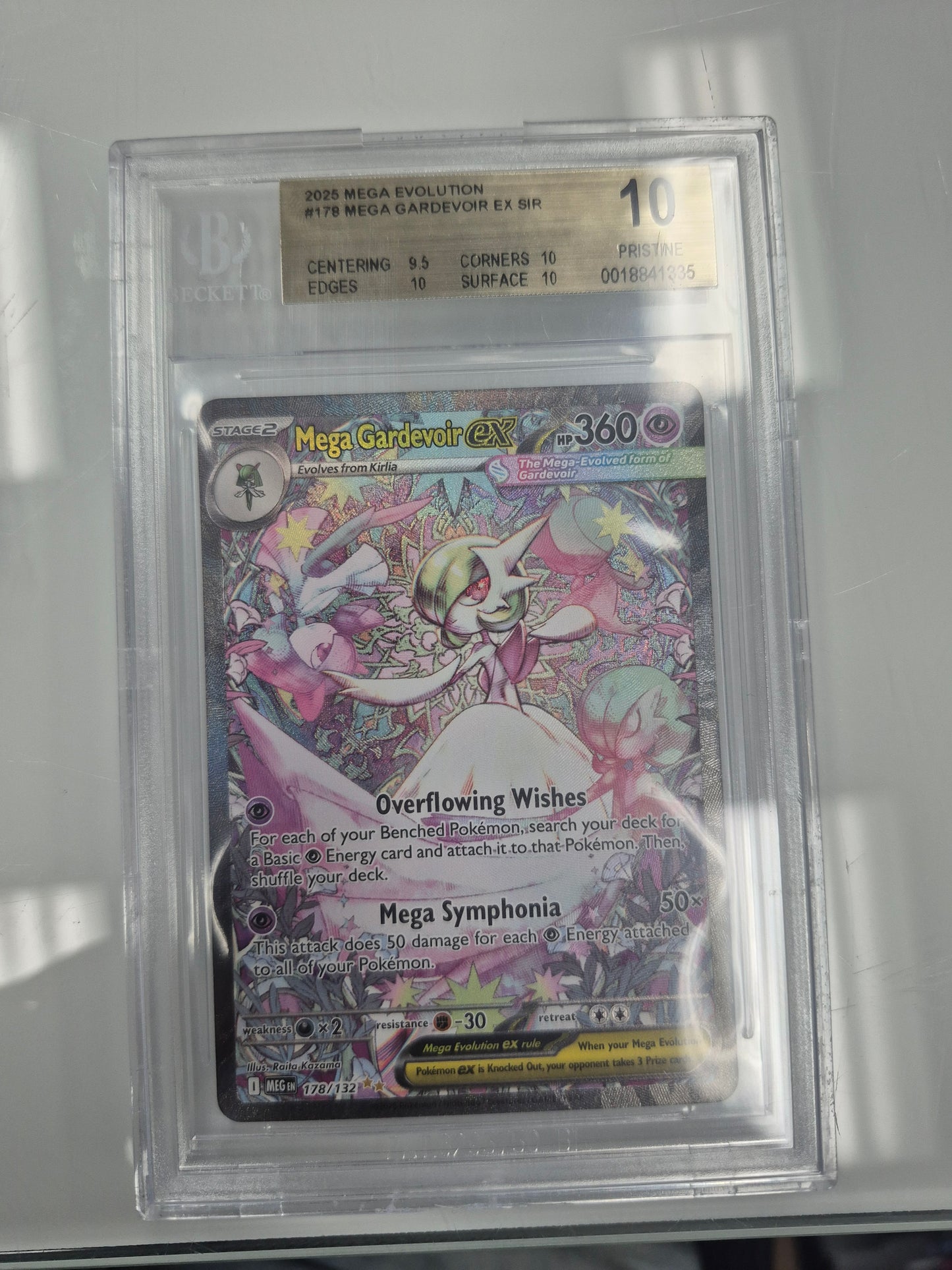 Mega Gardevoir ex SIR 2025 2025 Pokemon TCG Mega Evolution BGS 10.0