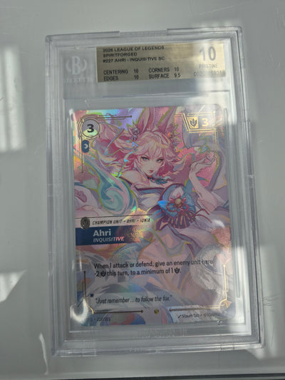 Ahri - Inquisitive SC 2026 2026 Riftbound: League of Legends TCG Spiritforged BGS 10.0