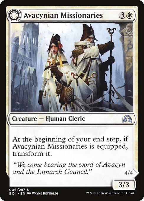 Avacynian Missionaries // Lunarch Inquisitors - Shadows over Innistrad - 6