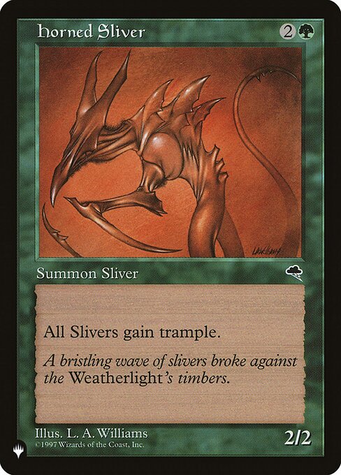 Horned Sliver - The List - TMP-234