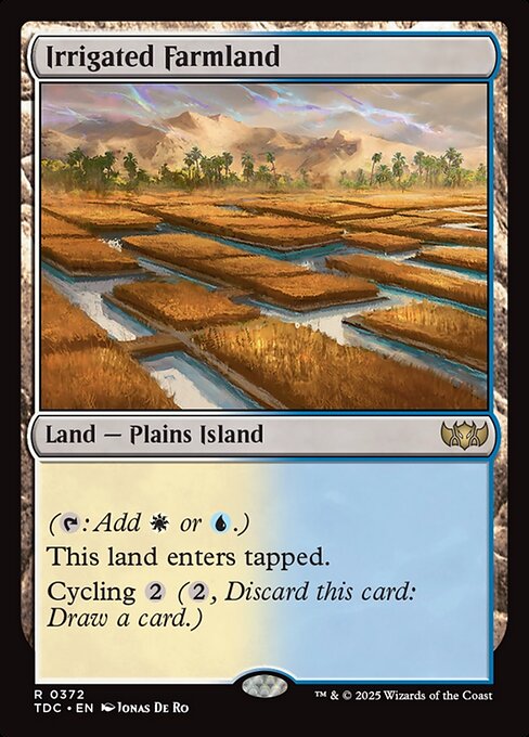 Irrigated Farmland - Tarkir: Dragonstorm Commander - 372