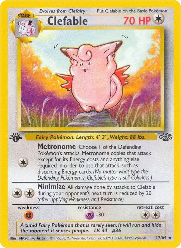 Clefable (17) (17/64) (JU)