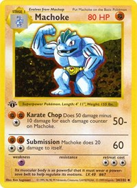 Machoke - Base Set (Shadowless) - 034/102