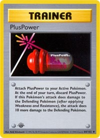 PlusPower - Base Set (Shadowless) - 084/102