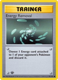 Energy Removal - Base Set (Shadowless) - 092/102
