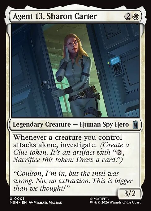Agent 13, Sharon Carter - Marvel Super Heroes - 1