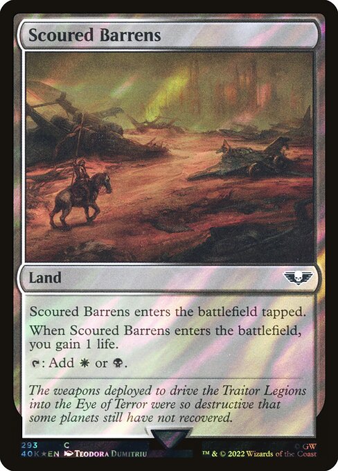 Scoured Barrens - Warhammer 40,000 Commander - 293★