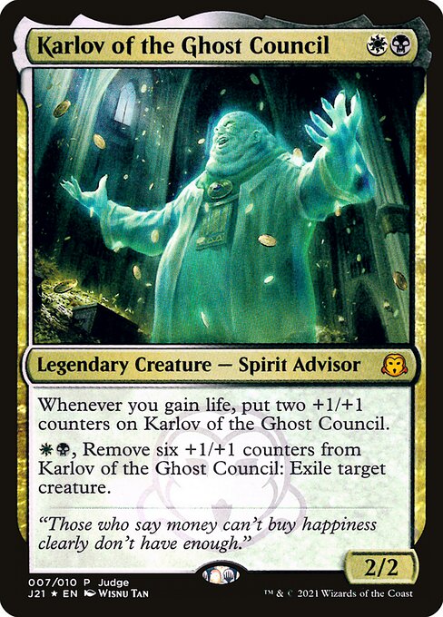Karlov of the Ghost Council - Judge Gift Cards 2021 - 7