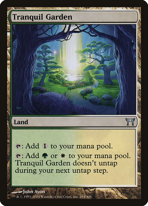 Tranquil Garden - Champions of Kamigawa - 284