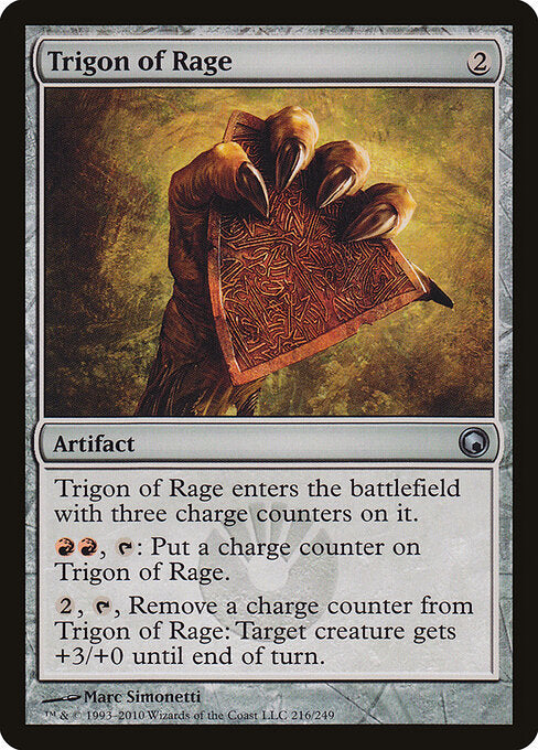 Trigon of Rage - Scars of Mirrodin - 216