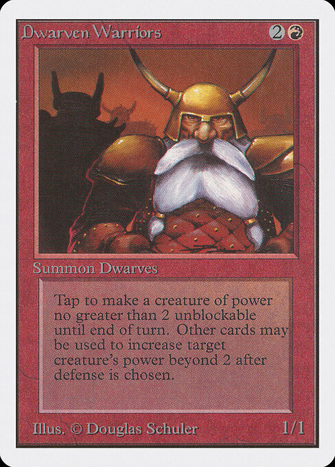 Dwarven Warriors - Unlimited Edition - 144