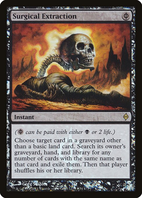 Surgical Extraction - New Phyrexia Promos - 74★