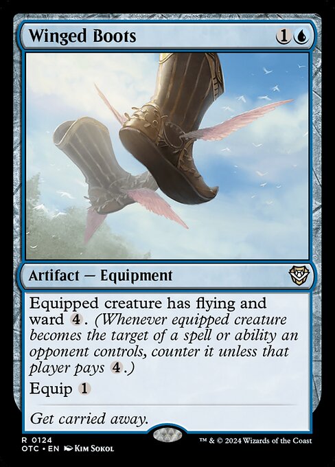 Winged Boots - Outlaws of Thunder Junction Commander - 124