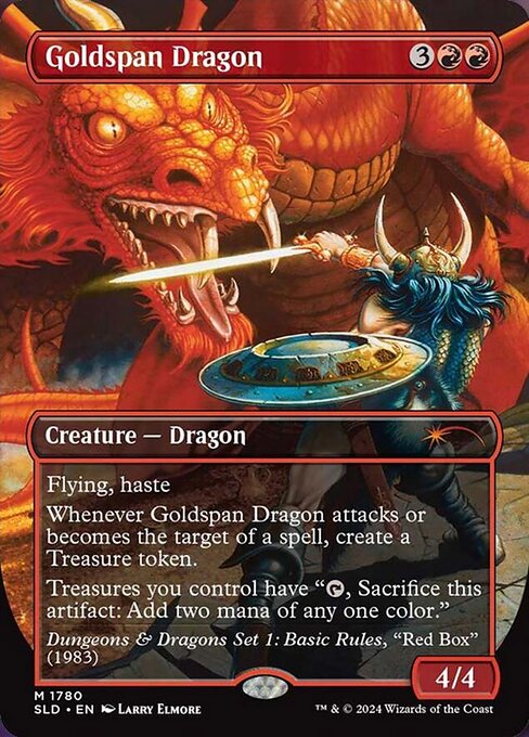 Goldspan Dragon - Secret Lair Drop - 1780