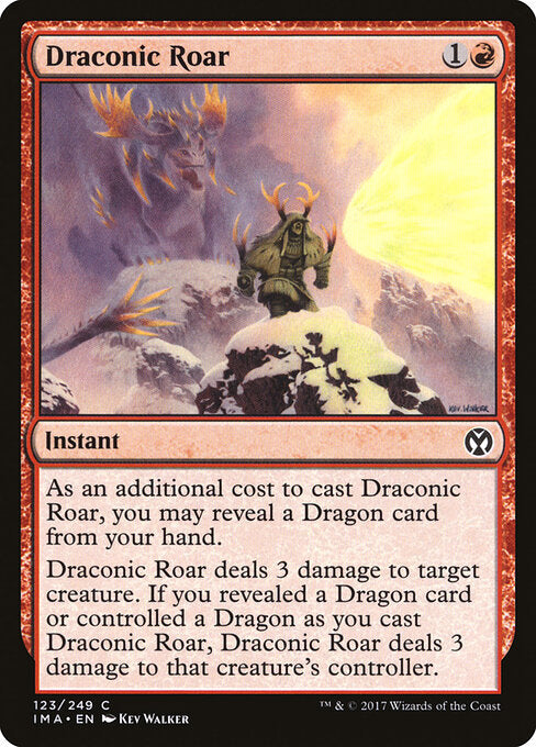 Draconic Roar - Iconic Masters - 123
