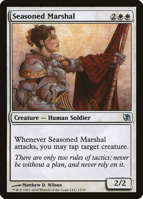 Seasoned Marshal - Duel Decks: Elspeth vs. Tezzeret - 15