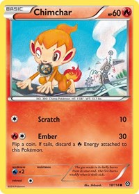 Chimchar - XY - Steam Siege - 18/114