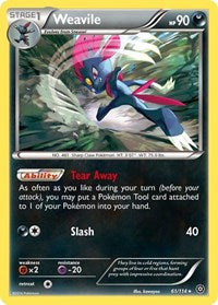 Weavile - XY - Steam Siege - 61/114
