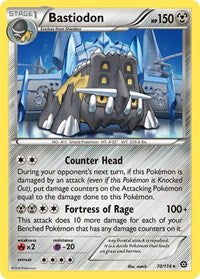 Bastiodon - XY - Steam Siege - 70/114
