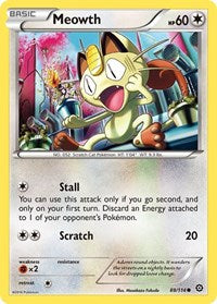 Meowth - XY - Steam Siege - 88/114