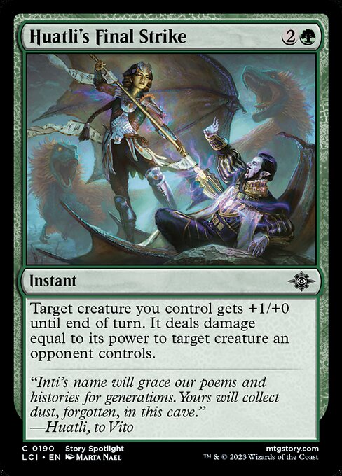Huatli's Final Strike - The Lost Caverns of Ixalan - 190