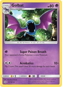 Golbat - SM Base Set - 55/149