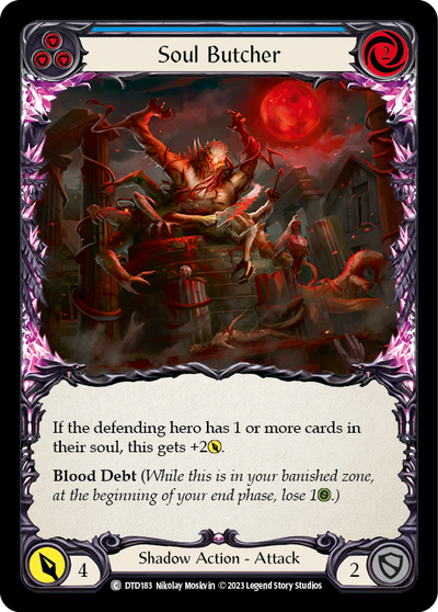 Soul Butcher (Blue) [DTD183] (Dusk Till Dawn)  Rainbow Foil