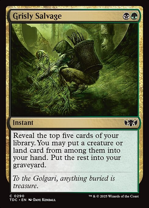 Grisly Salvage - Tarkir: Dragonstorm Commander - 290